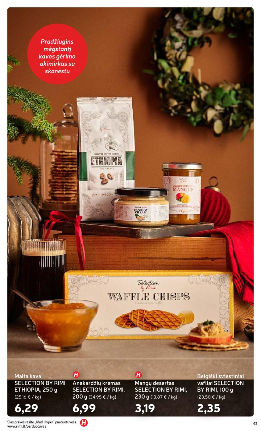 rimi - RIMI - Žiemos ŠVENČIŲ maisto prekių katalogas (2025 12 02 - 2026 01 05) - page: 43