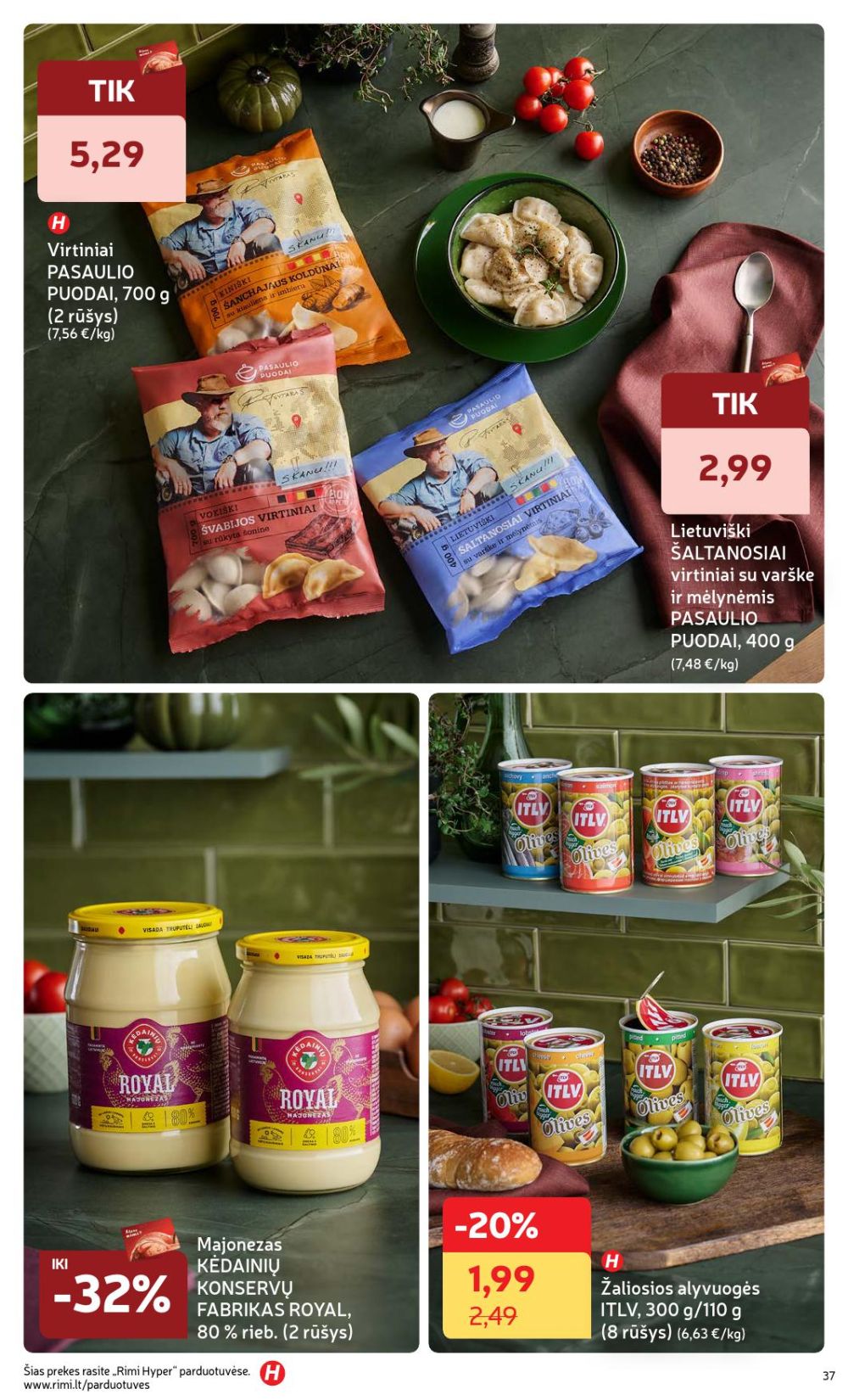 rimi - RIMI - Žiemos ŠVENČIŲ maisto prekių katalogas (2025 12 02 - 2026 01 05) - page: 37