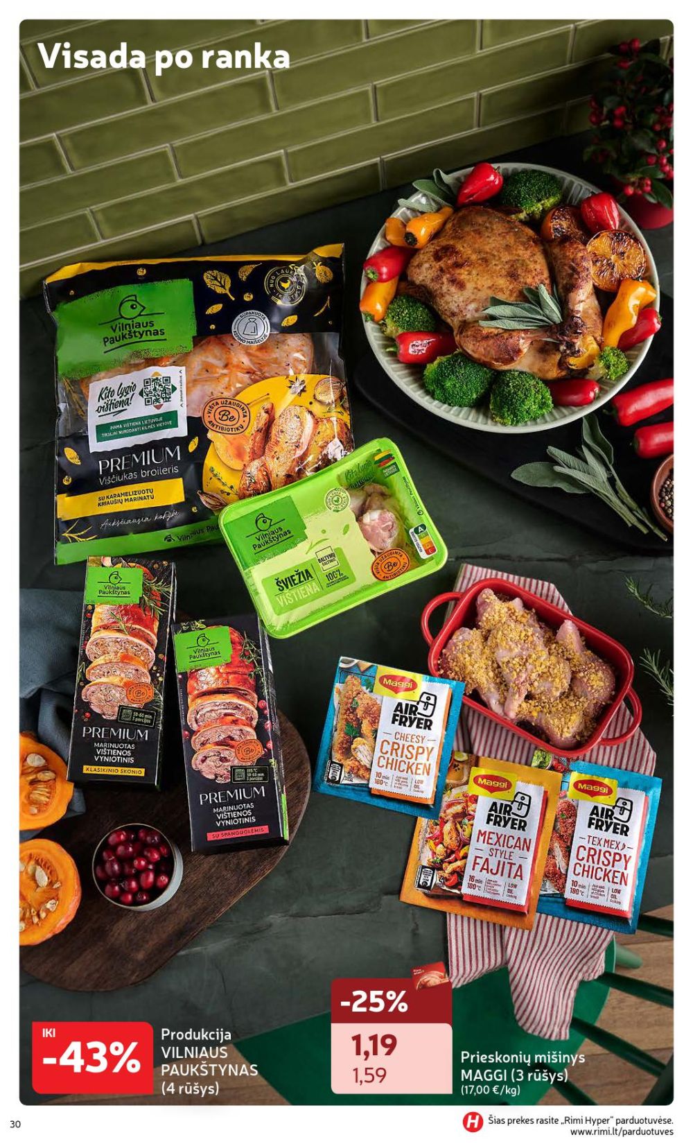 rimi - RIMI - Žiemos ŠVENČIŲ maisto prekių katalogas (2025 12 02 - 2026 01 05) - page: 30