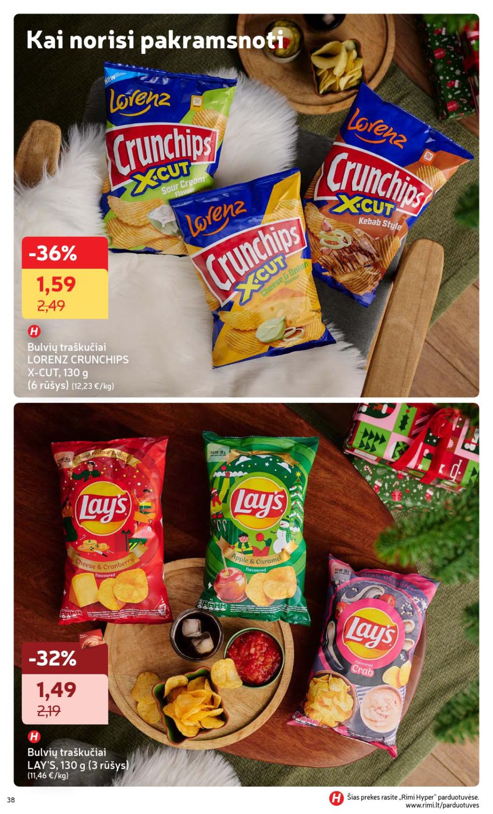 rimi - RIMI - Žiemos ŠVENČIŲ maisto prekių katalogas (2025 12 02 - 2026 01 05) - page: 38