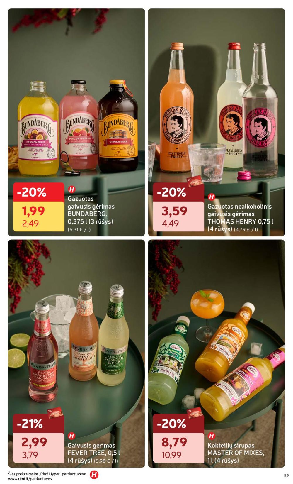 rimi - RIMI - Žiemos ŠVENČIŲ maisto prekių katalogas (2025 12 02 - 2026 01 05) - page: 59