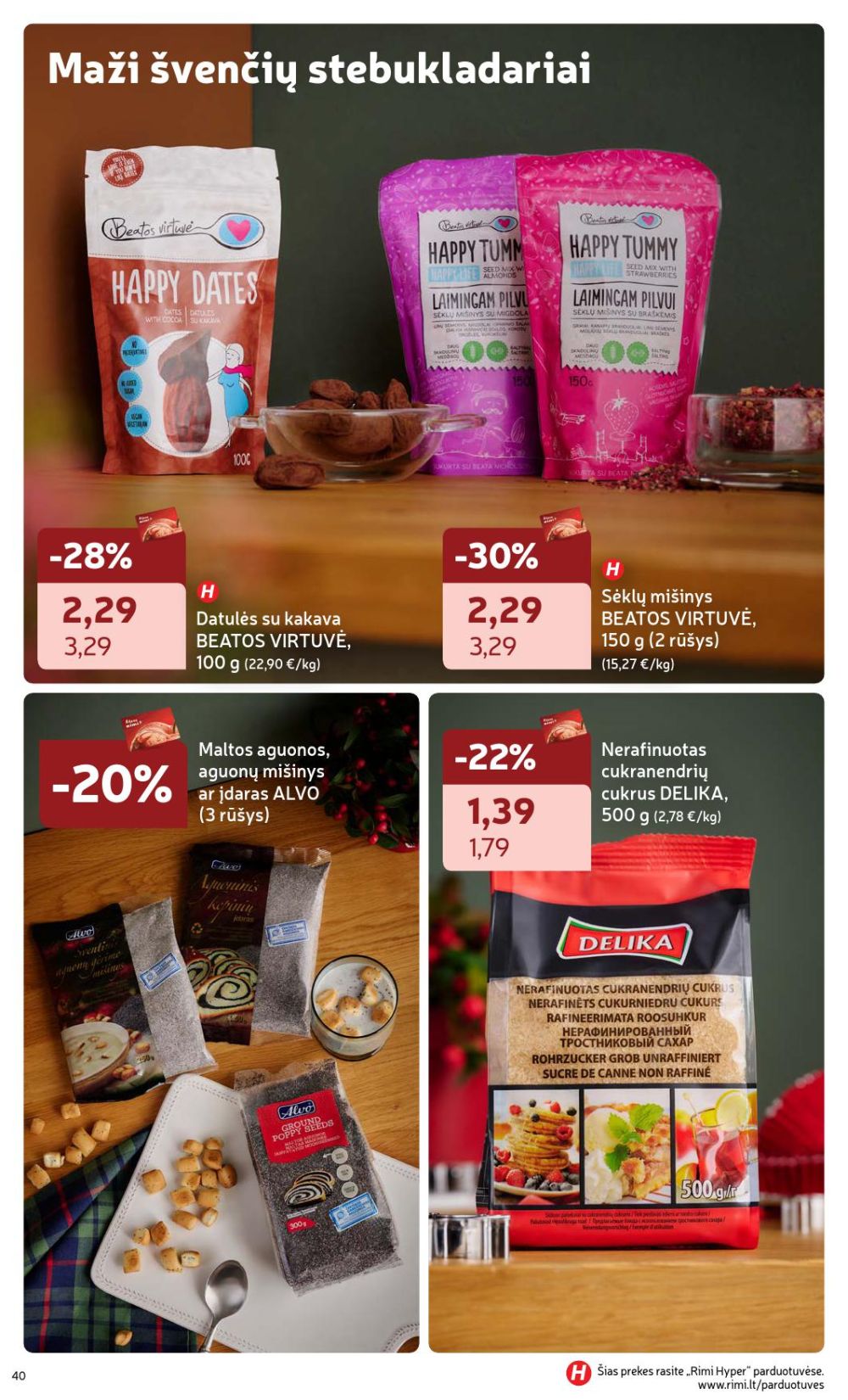 rimi - RIMI - Žiemos ŠVENČIŲ maisto prekių katalogas (2025 12 02 - 2026 01 05) - page: 40