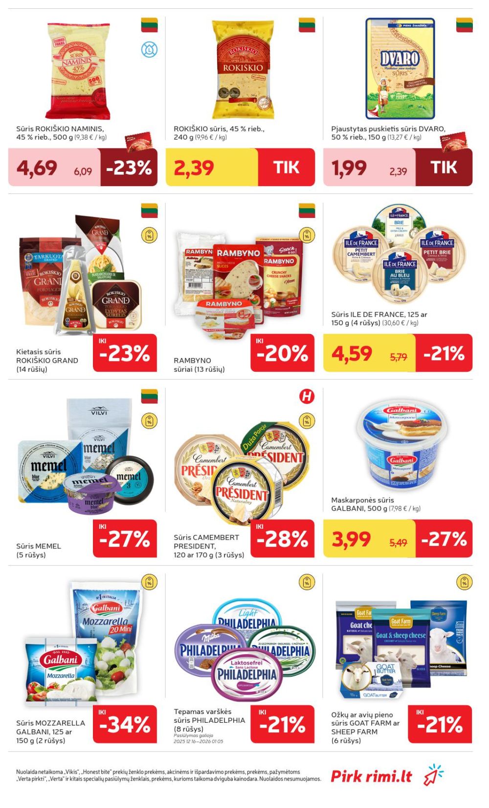 rimi - RIMI - Leidinys Nr.51-52 (2025 12 16 - 2025 12 28) - page: 23