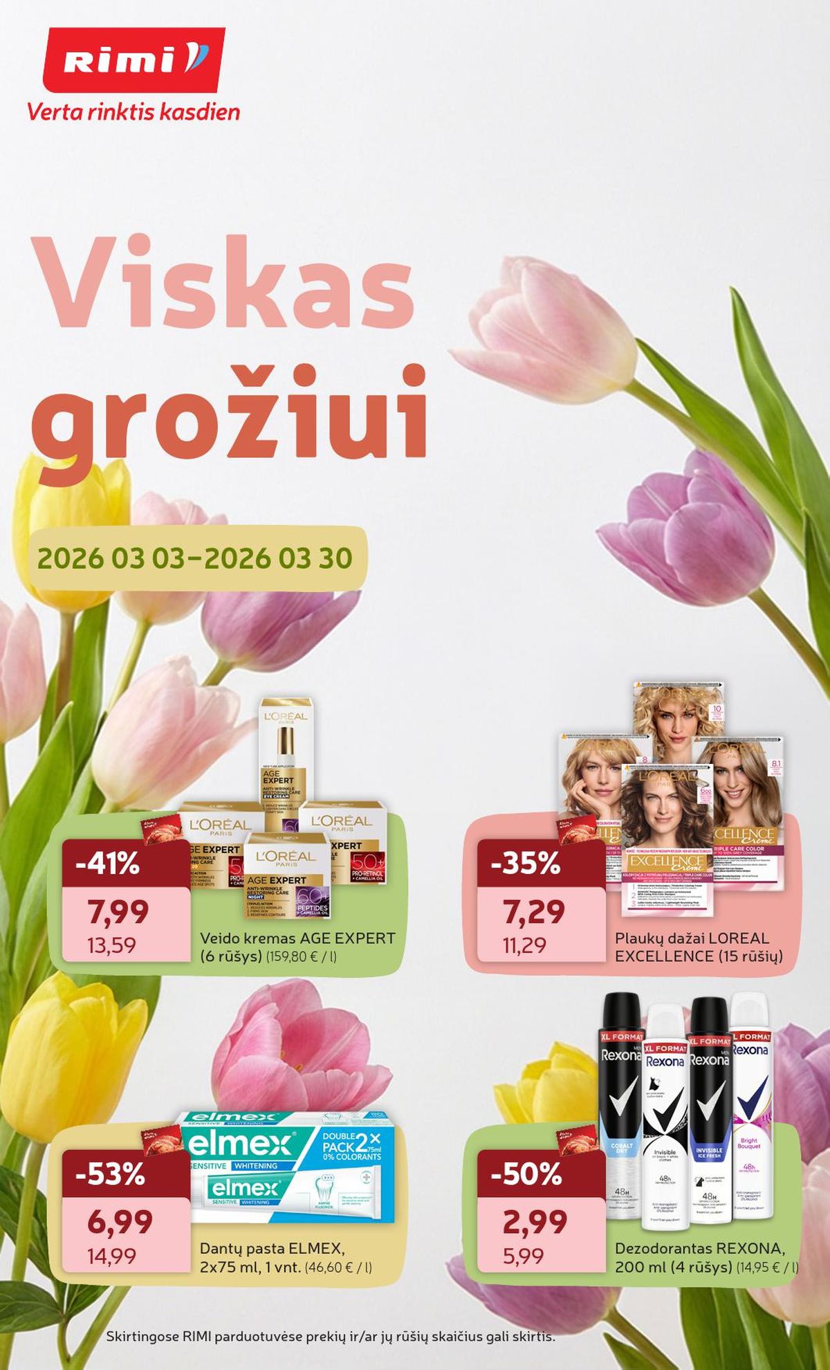 rimi - RIMI - GROŽIO prekių katalogas Nr. 03 (2026 03 03 - 2026 03 30)