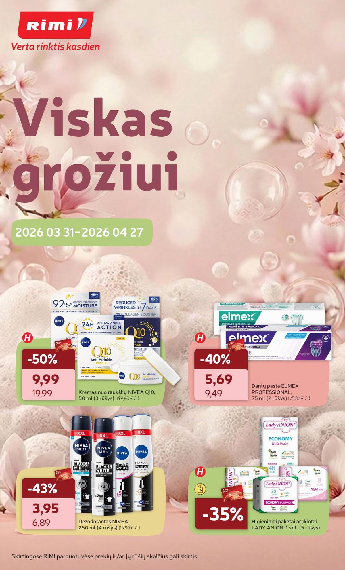rimi - RIMI - GROŽIO prekių katalogas Nr. 04 (2026 03 31 - 2026 04 27)