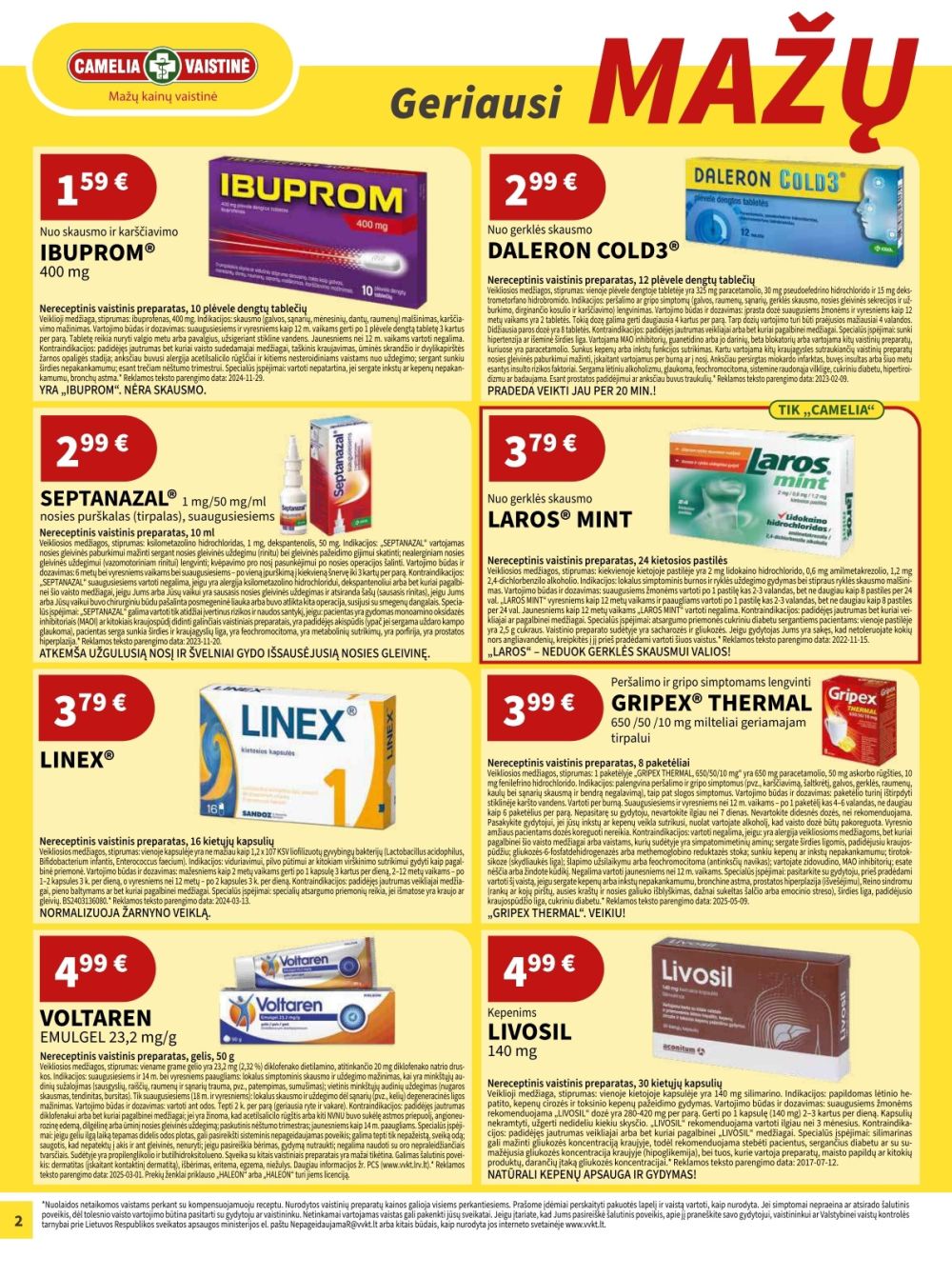 camelia - CAMELIA - Leidinys Nr.09 (2025 09 01 - 2025 09 30) - page: 2