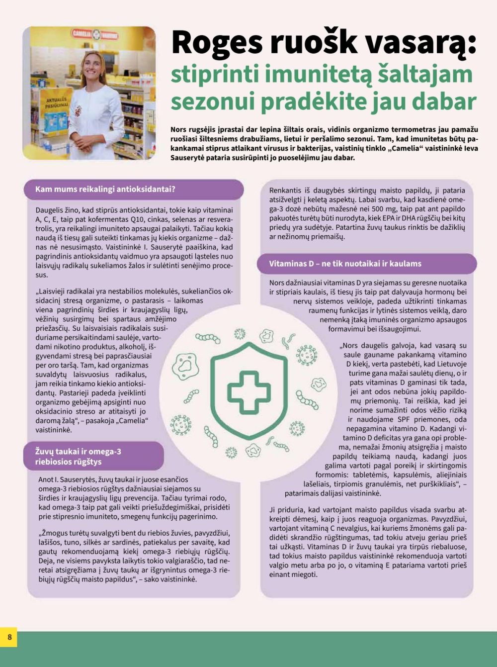 camelia - CAMELIA - Leidinys Nr.09 (2025 09 01 - 2025 09 30) - page: 8