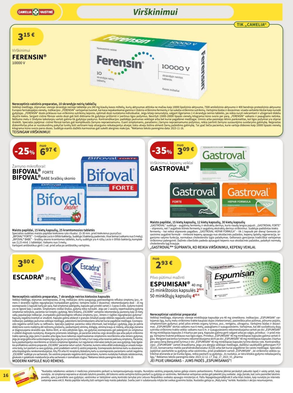 camelia - CAMELIA - Leidinys Nr.09 (2025 09 01 - 2025 09 30) - page: 16