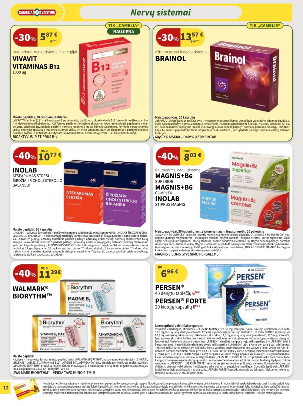 camelia - CAMELIA - Leidinys Nr.09 (2025 09 01 - 2025 09 30) - page: 12