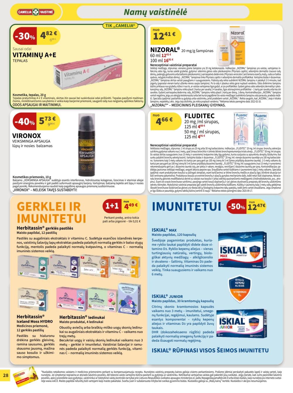 camelia - CAMELIA - Leidinys Nr.10 (2025 10 01 - 2025 10 31) - page: 28