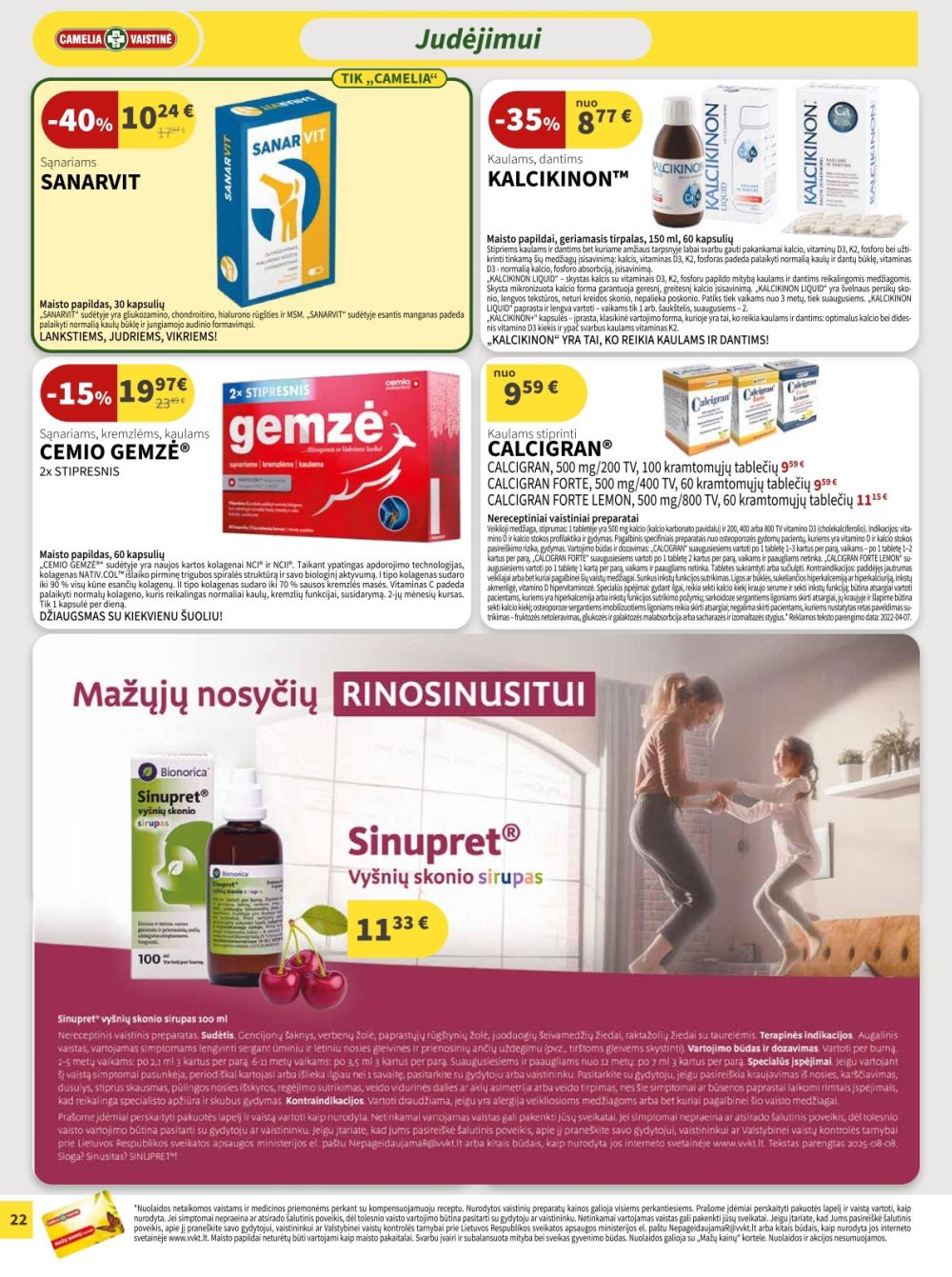 camelia - CAMELIA - Leidinys Nr.10 (2025 10 01 - 2025 10 31) - page: 22