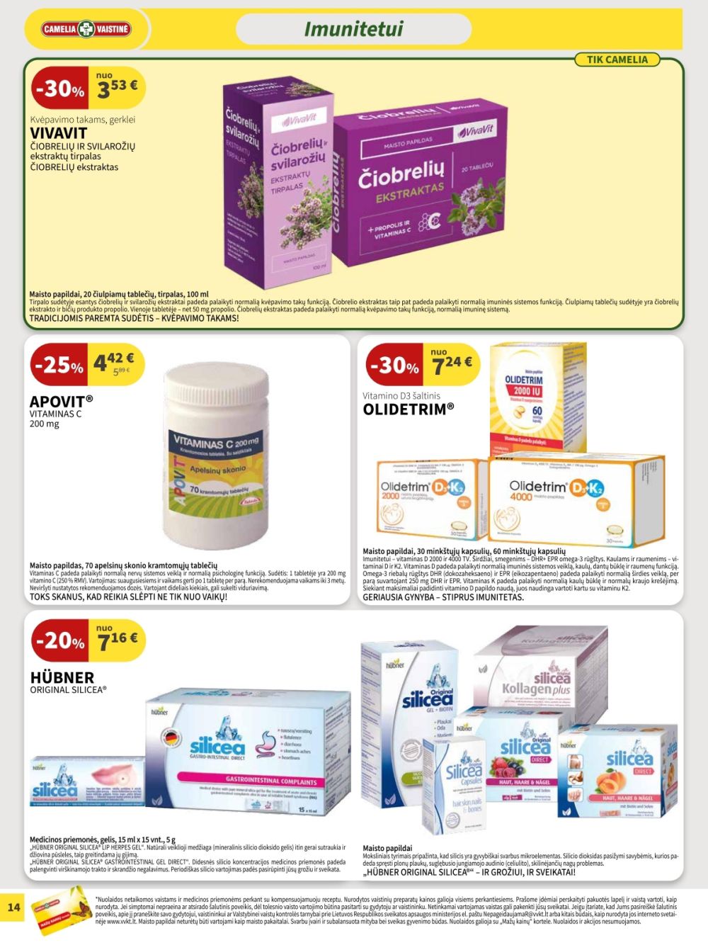 camelia - CAMELIA - Leidinys Nr.10 (2025 10 01 - 2025 10 31) - page: 14