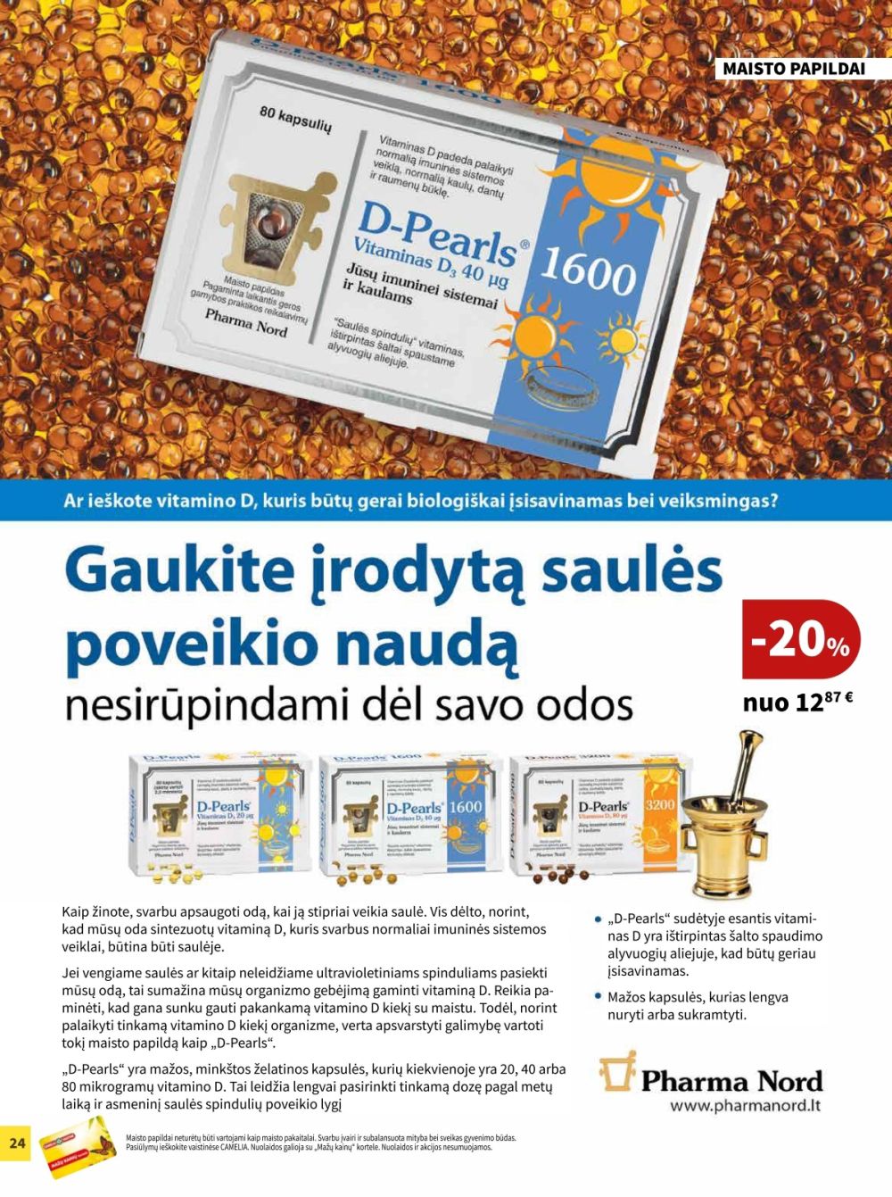 camelia - CAMELIA - Leidinys Nr.10 (2025 10 01 - 2025 10 31) - page: 24