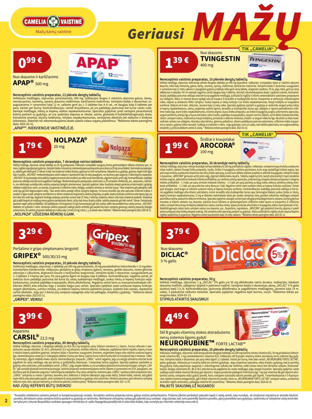 camelia - CAMELIA - Leidinys Nr.10 (2025 10 01 - 2025 10 31) - page: 2