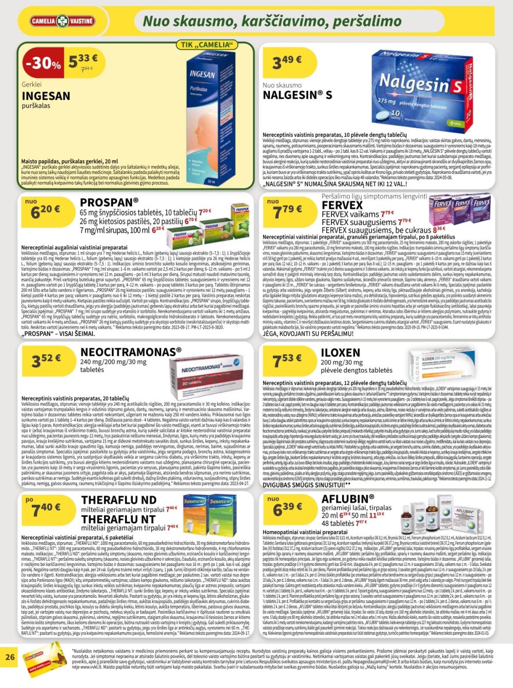 camelia - CAMELIA - Leidinys Nr.10 (2025 10 01 - 2025 10 31) - page: 26