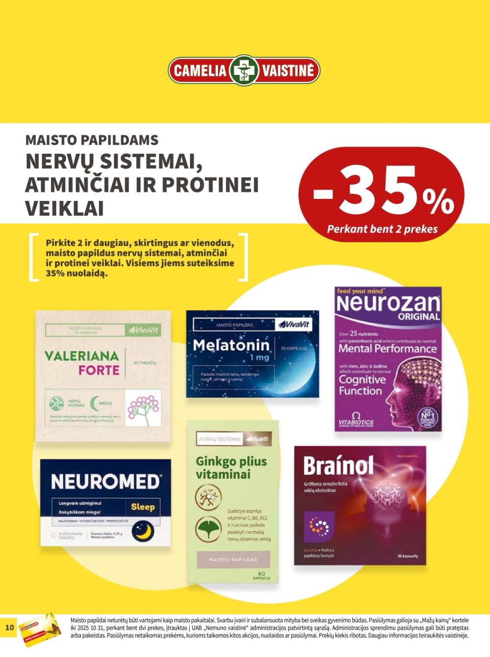 camelia - CAMELIA - Leidinys Nr.10 (2025 10 01 - 2025 10 31) - page: 10