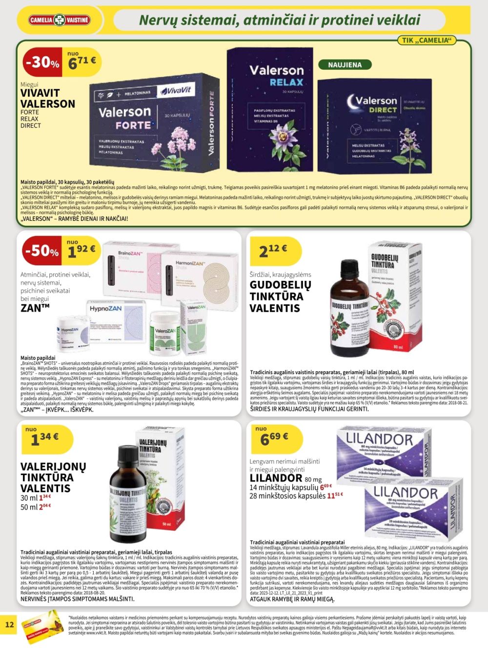 camelia - CAMELIA - Leidinys Nr.10 (2025 10 01 - 2025 10 31) - page: 12