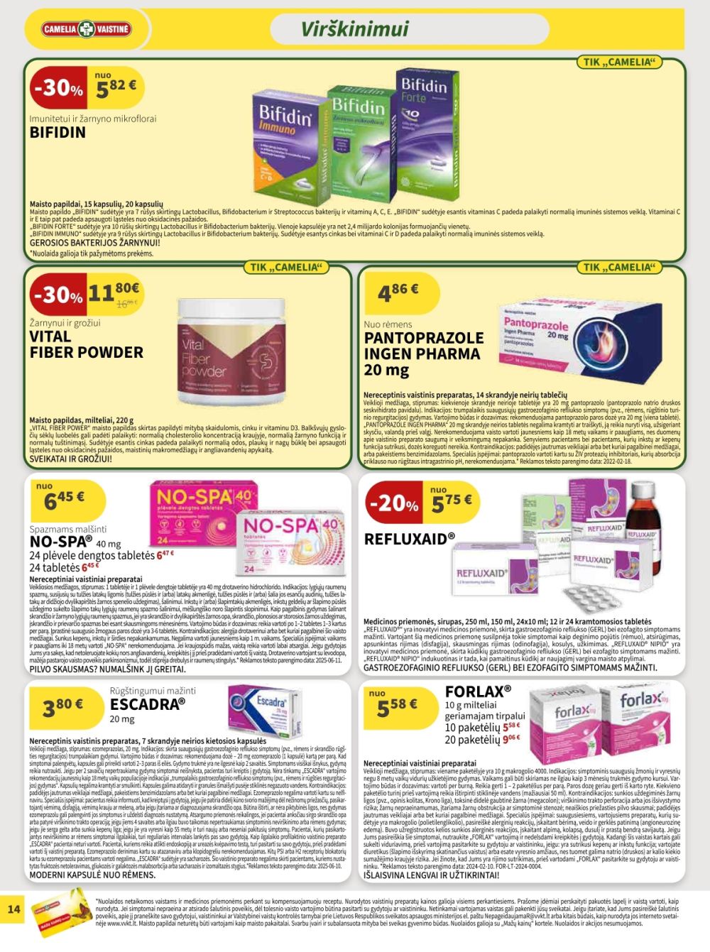 camelia - CAMELIA - Leidinys Nr.11 (2025 11 01 - 2025 11 30) - page: 14