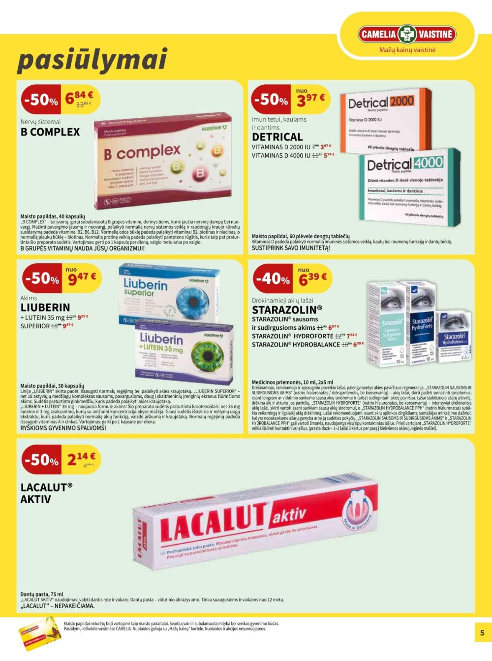 camelia - CAMELIA - Leidinys Nr.11 (2025 11 01 - 2025 11 30) - page: 5