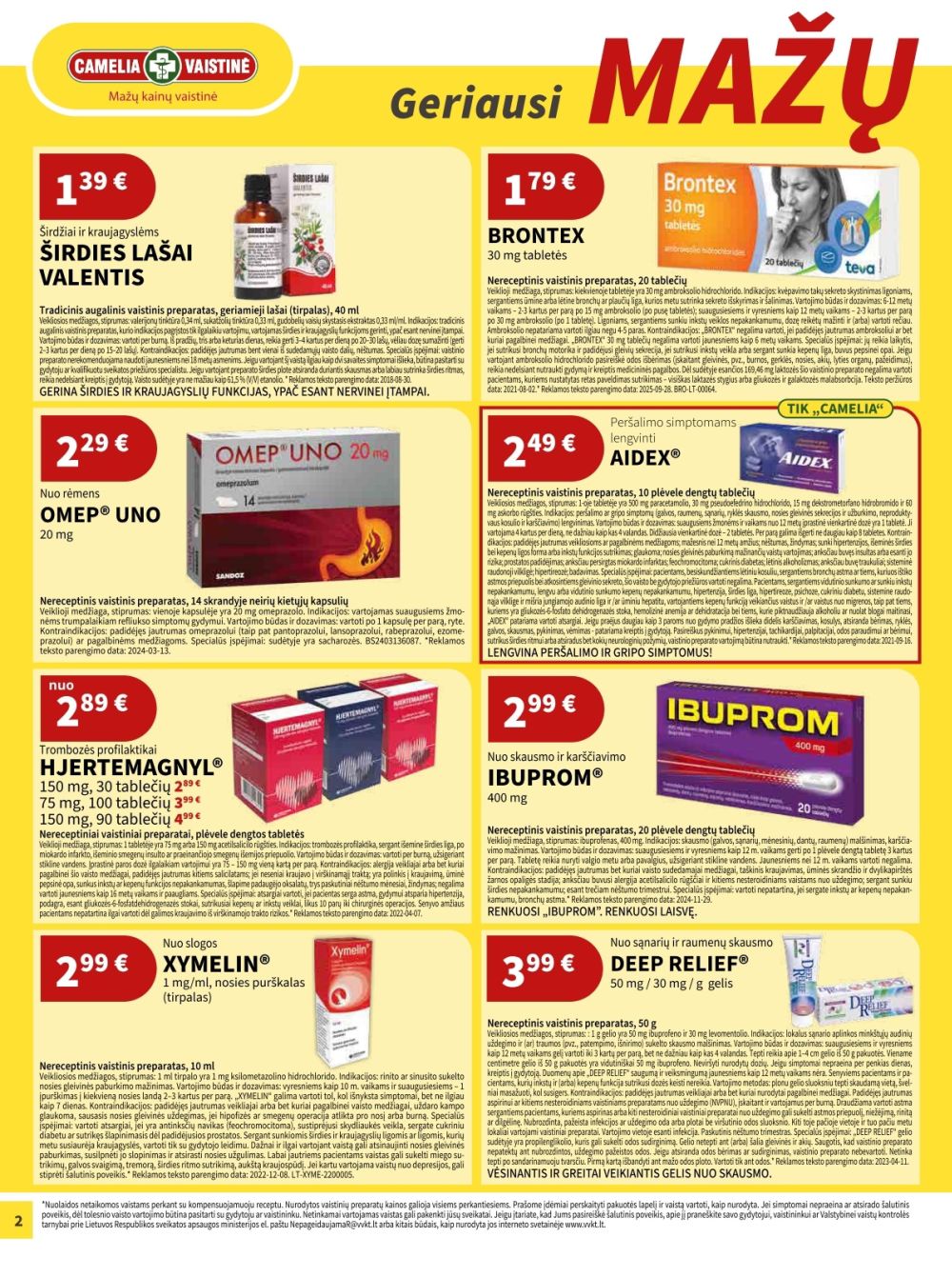 camelia - CAMELIA - Leidinys Nr.11 (2025 11 01 - 2025 11 30) - page: 2