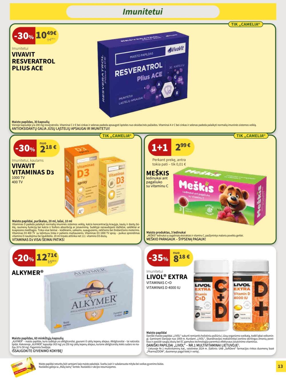 camelia - CAMELIA - Leidinys Nr.11 (2025 11 01 - 2025 11 30) - page: 13