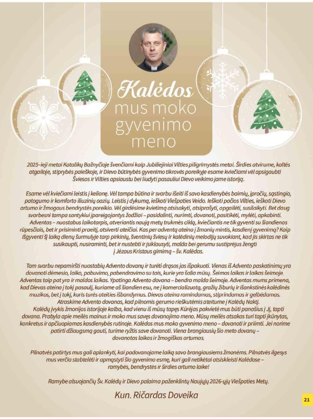 camelia - CAMELIA - Leidinys Nr.12 (2025 12 01 - 2025 12 31) - page: 21