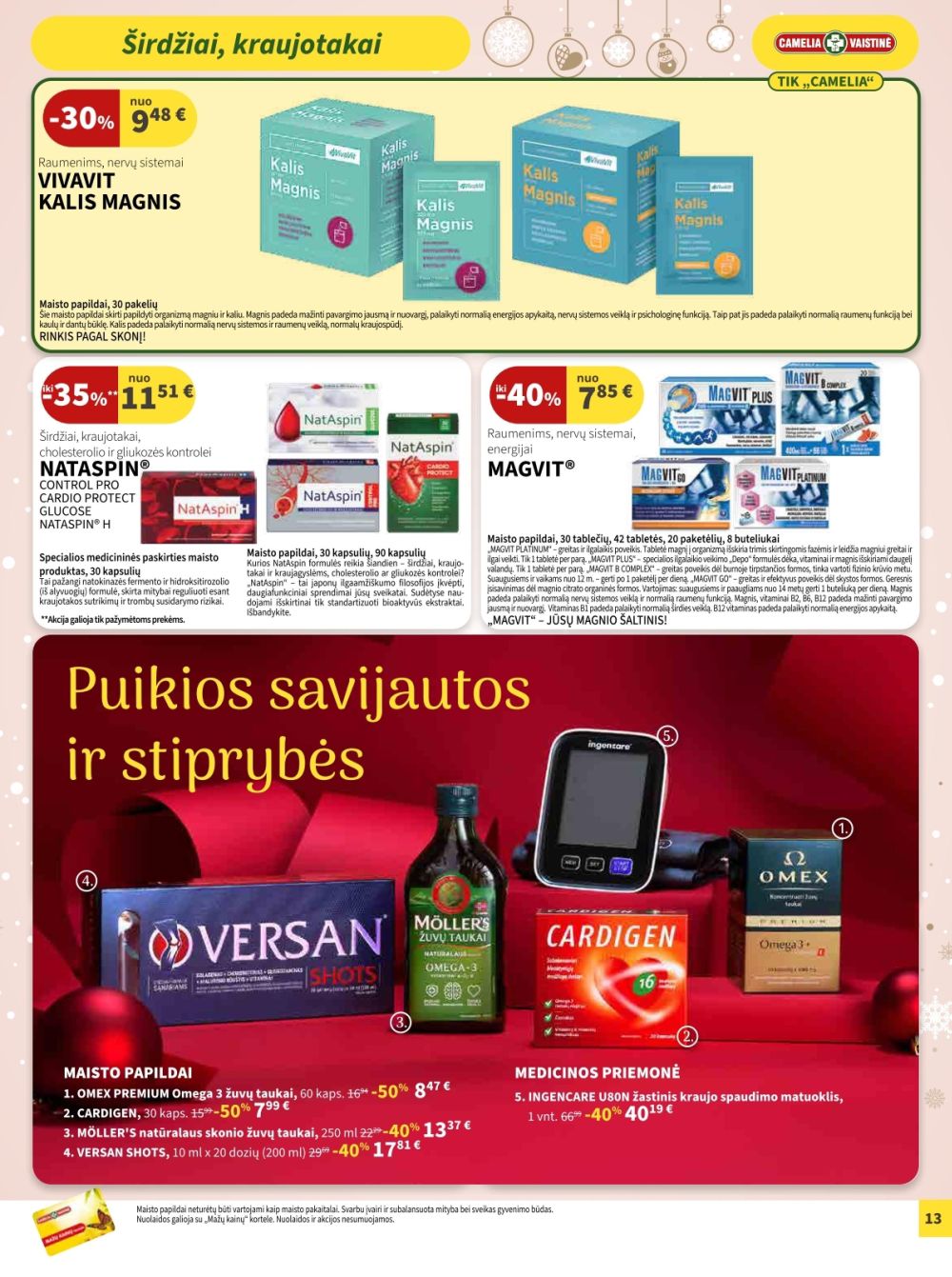 camelia - CAMELIA - Leidinys Nr.12 (2025 12 01 - 2025 12 31) - page: 13