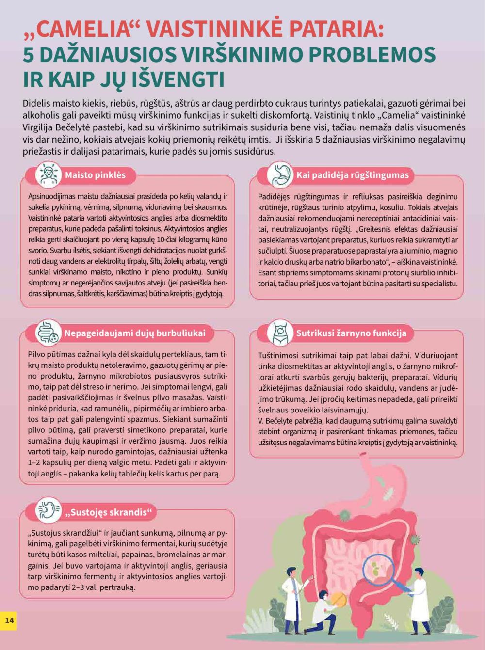 camelia - CAMELIA - Leidinys Nr.1 (2026 01 01 - 2026 01 31) - page: 14