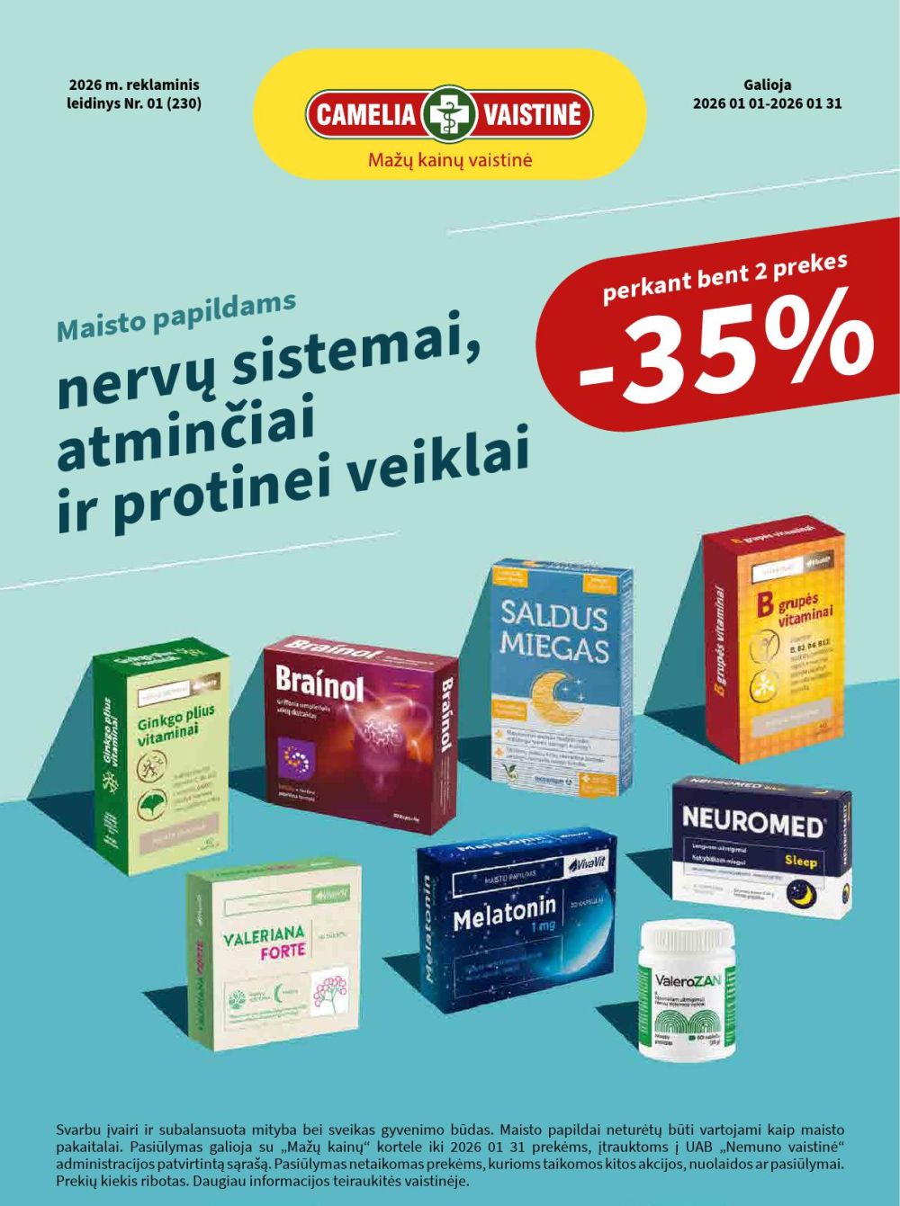 camelia - CAMELIA - Leidinys Nr.1 (2026 01 01 - 2026 01 31)