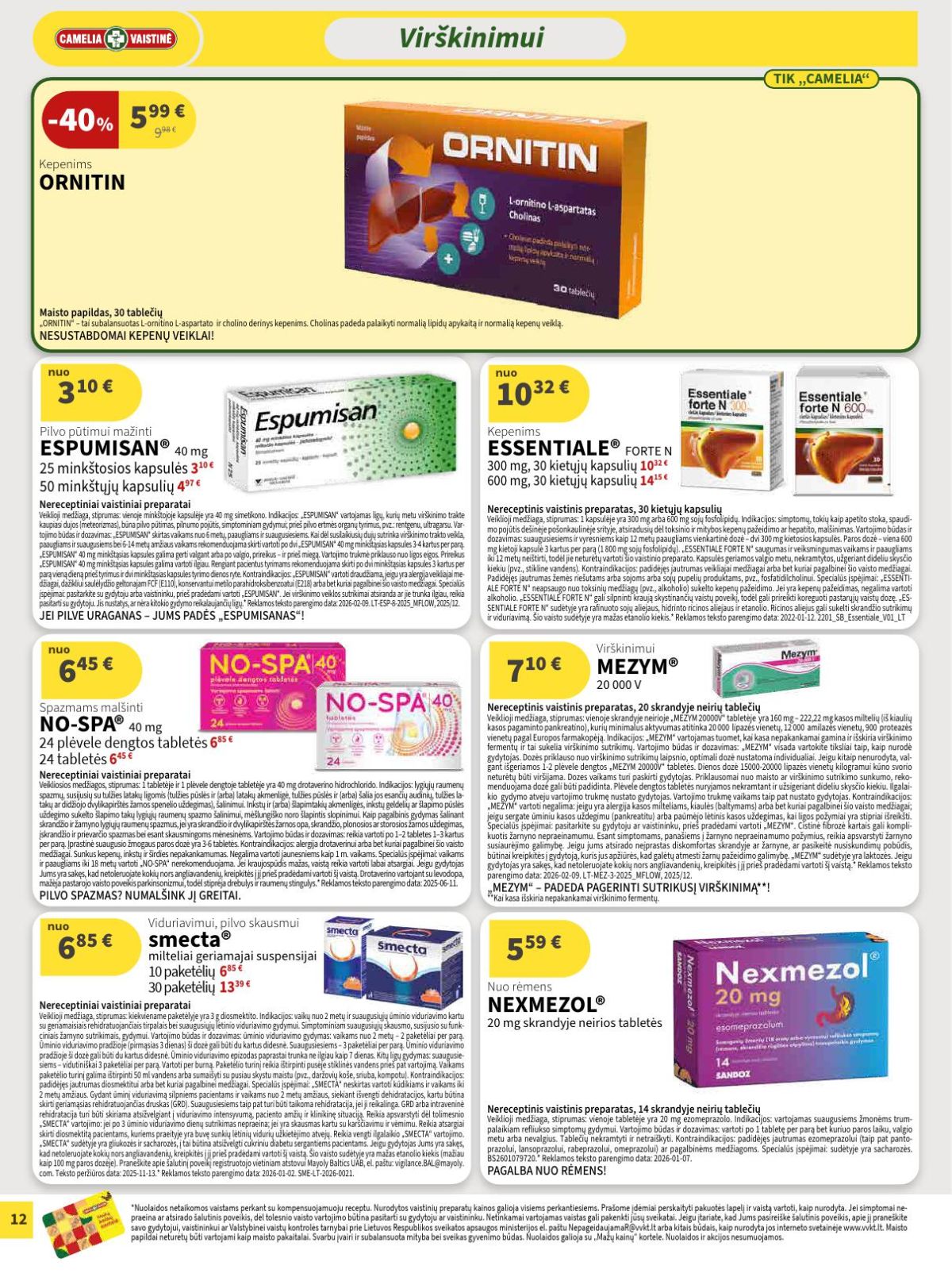 camelia - CAMELIA - Leidinys Nr.3 (2026 03 01 - 2026 03 31) - page: 12