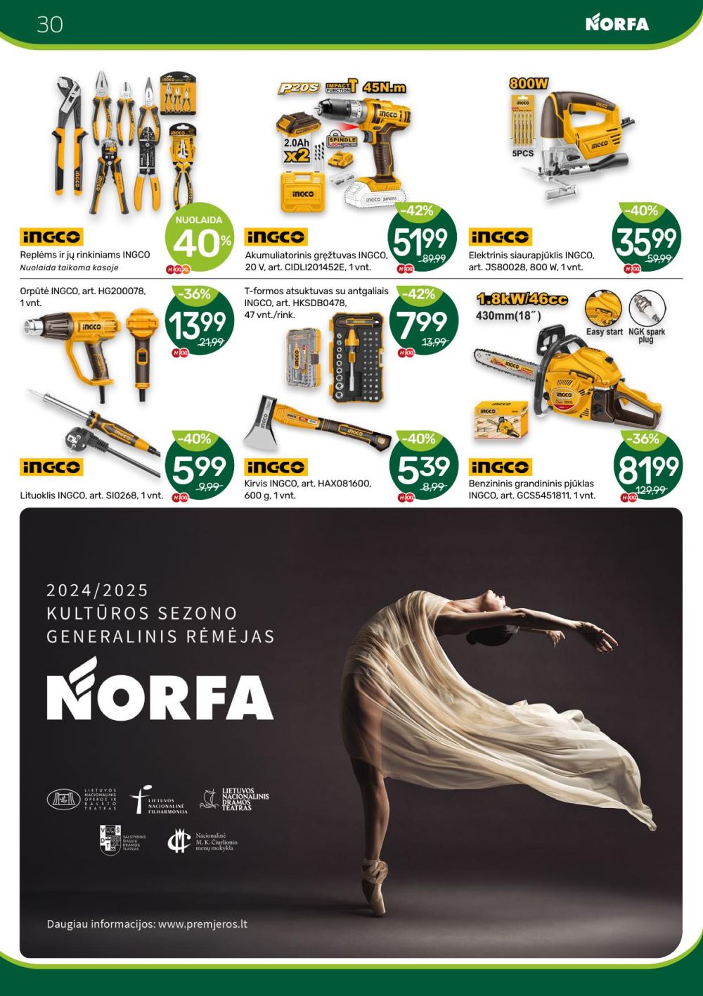 norfa - NORFA - Leidinys Nr.5 (2025 02 20 - 2025 03 05) - page: 30