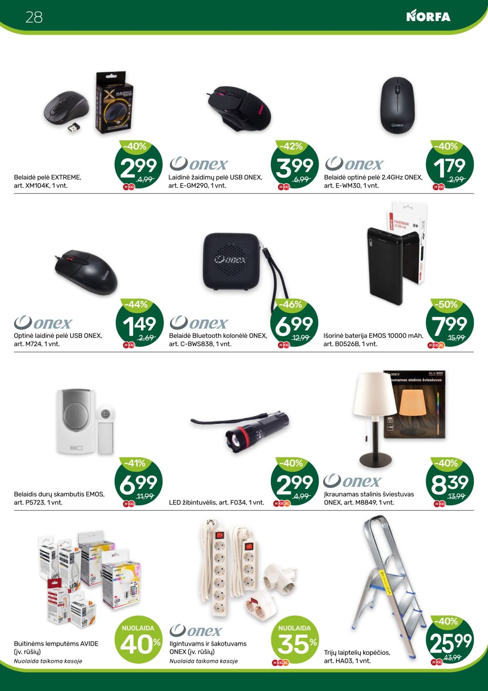 norfa - NORFA - Leidinys Nr.17 (2025 08 07 - 2025 08 20) - page: 28