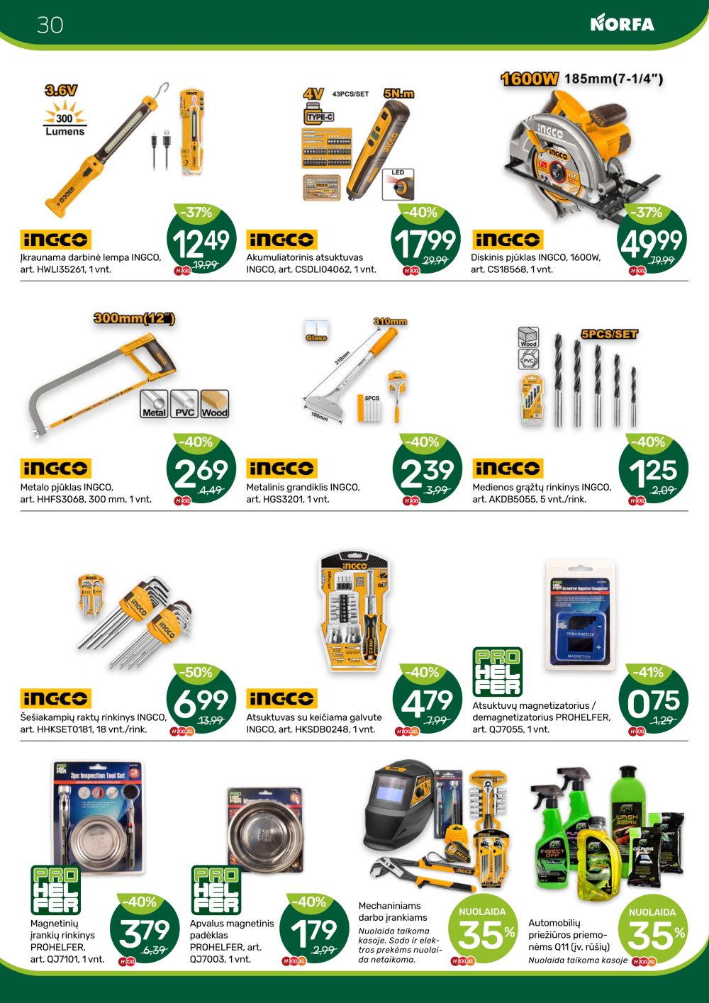 norfa - NORFA - Leidinys Nr.17 (2025 08 07 - 2025 08 20) - page: 30