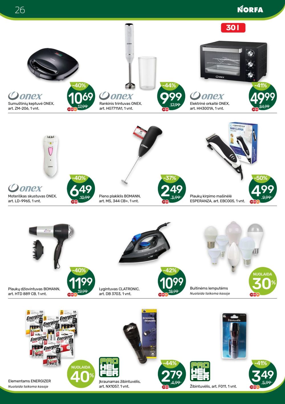 norfa - NORFA - Į mokyklą praktiškai! (2025 08 21 - 2025 09 03) - page: 26