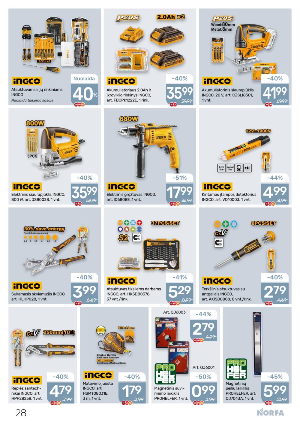 norfa - NORFA - Leidinys Nr.19 (2025 09 04 - 2025 09 17) - page: 28