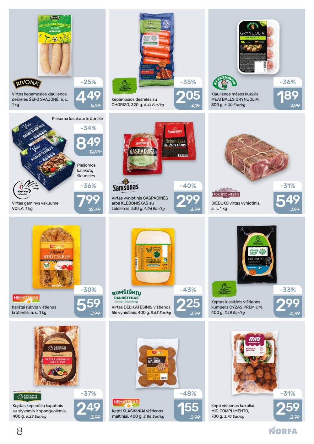 norfa - NORFA - Leidinys Nr.19 (2025 09 04 - 2025 09 17) - page: 8