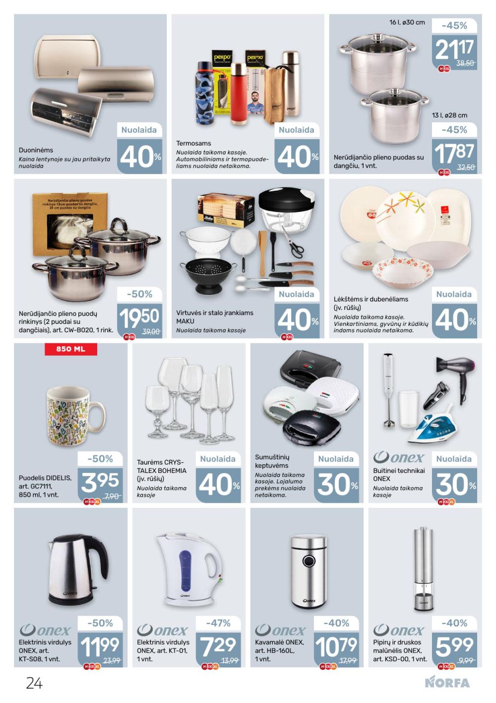 norfa - NORFA - Leidinys Nr.19 (2025 09 04 - 2025 09 17) - page: 24