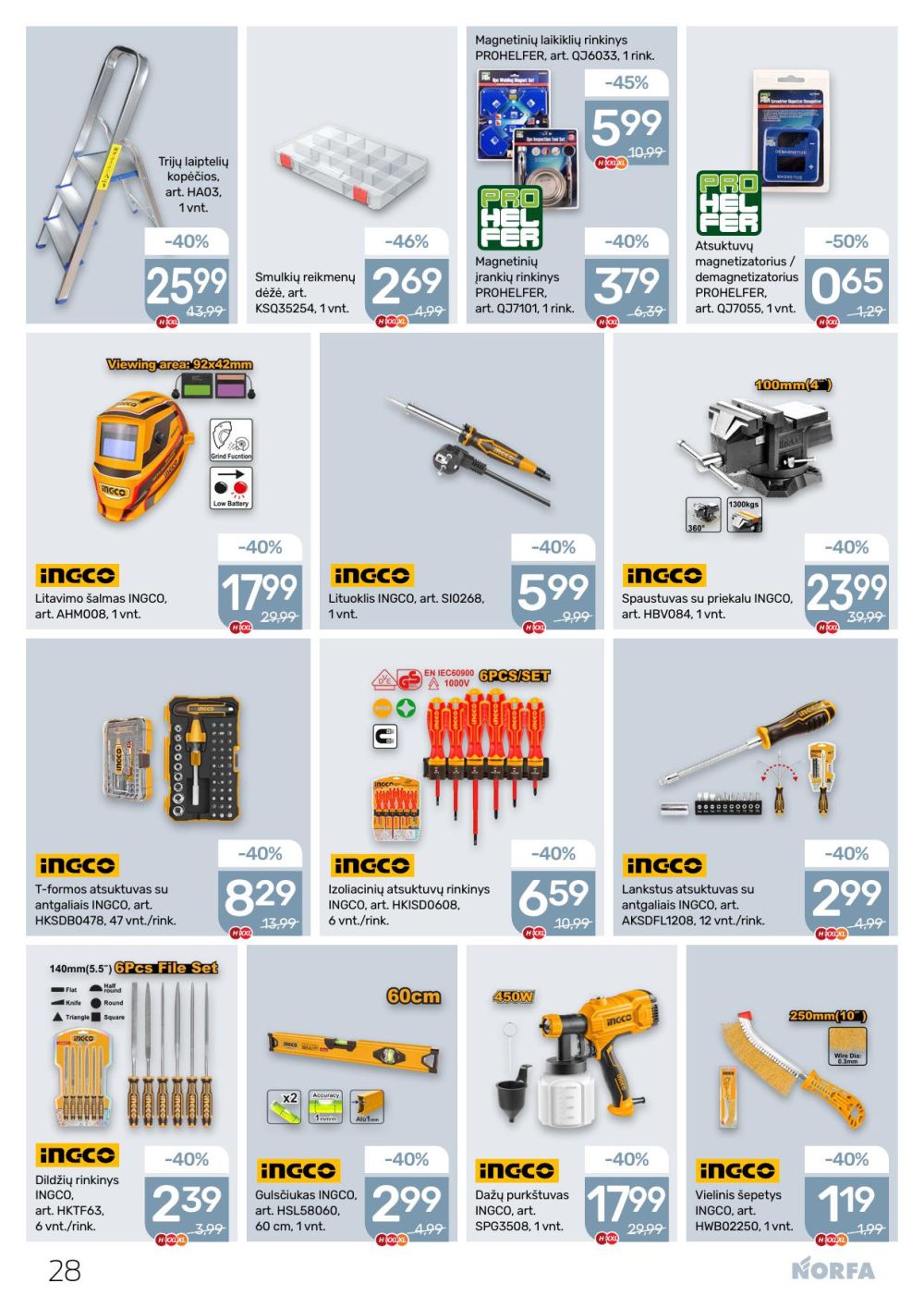 norfa - NORFA - Leidinys Nr.21 (2025 10 02 - 2025 10 15) - page: 28