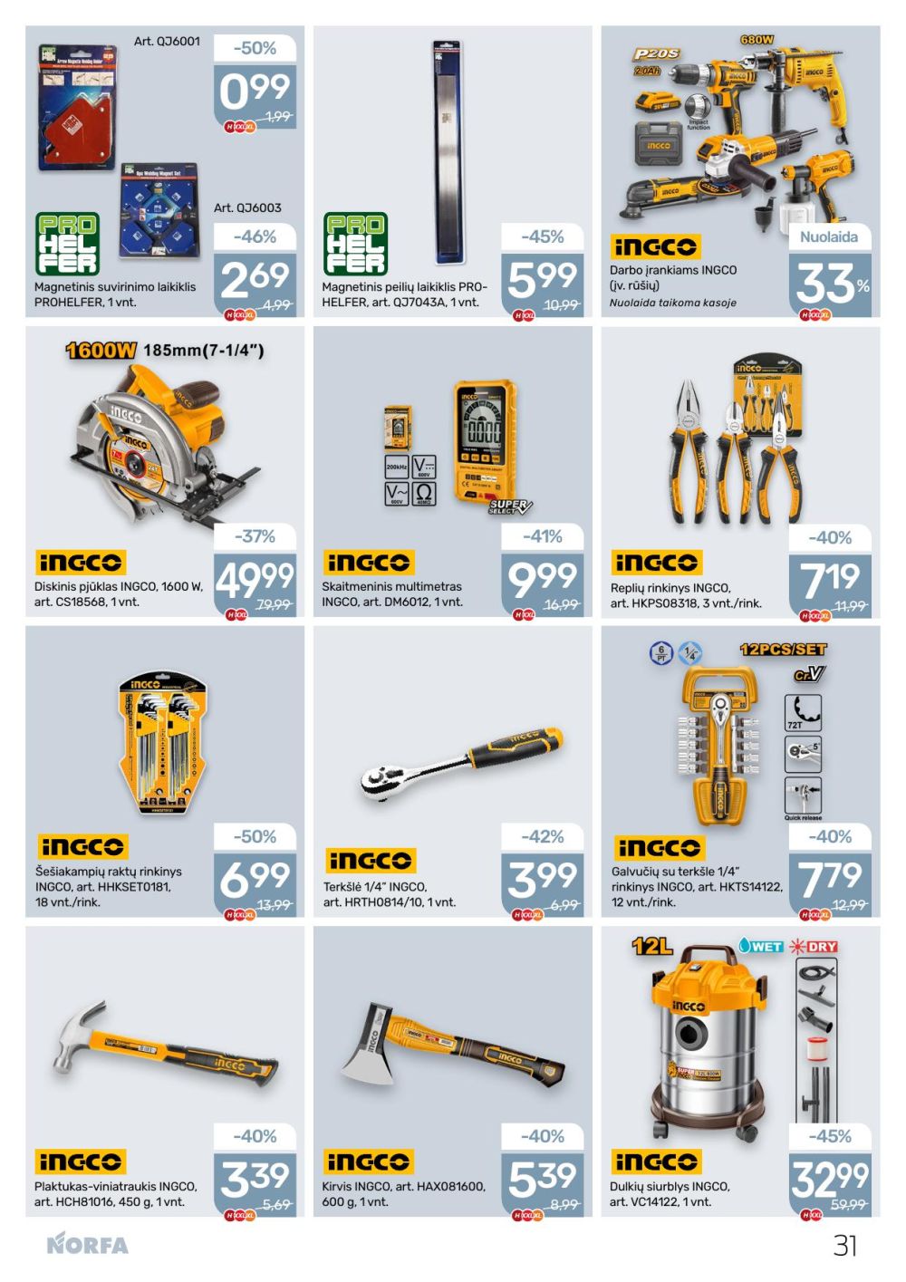 norfa - NORFA - Leidinys Nr.22 (2025 10 16 - 2025 10 29) - page: 31