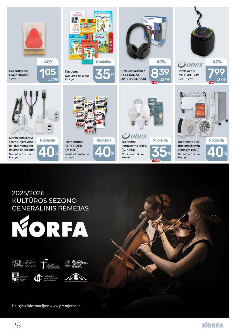 norfa - NORFA - Leidinys Nr.23 (2025 10 30 - 2025 11 12) - page: 28