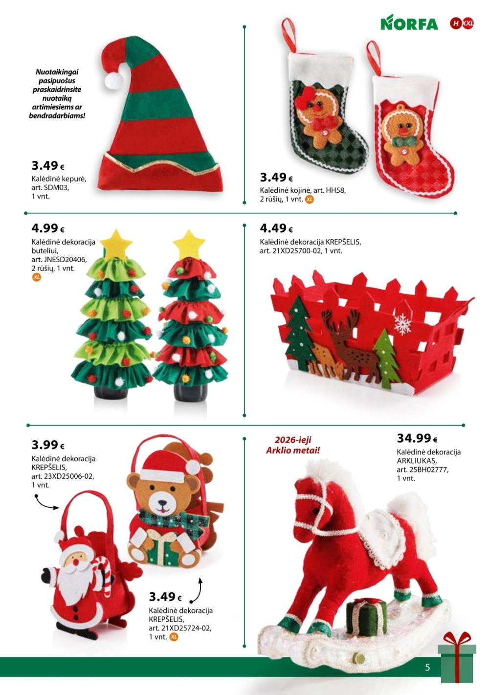 norfa - NORFA - IŠSIRINK SAVO KALĖDAS (2025 11 18 - 2026 01 05) - page: 5