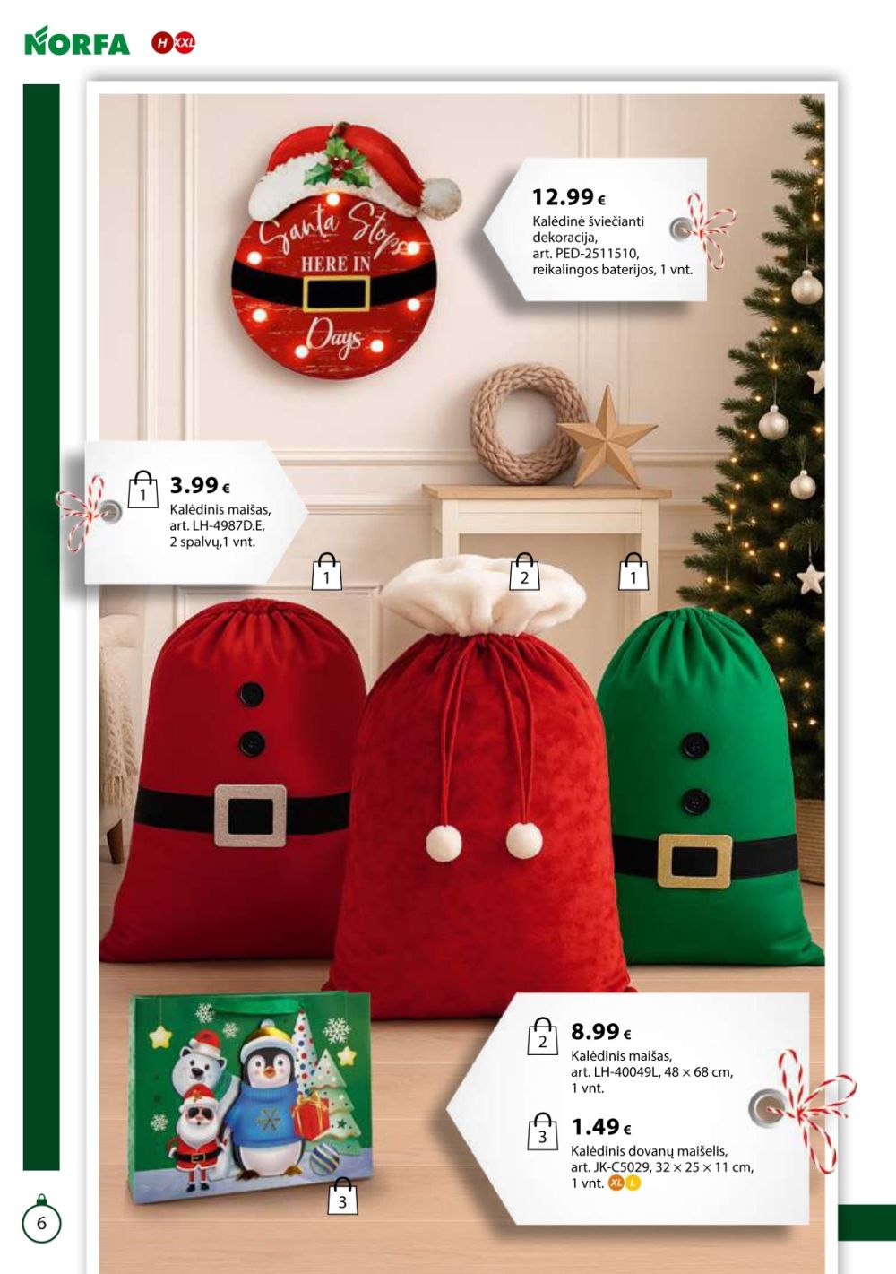 norfa - NORFA - IŠSIRINK SAVO KALĖDAS (2025 11 18 - 2026 01 05) - page: 6