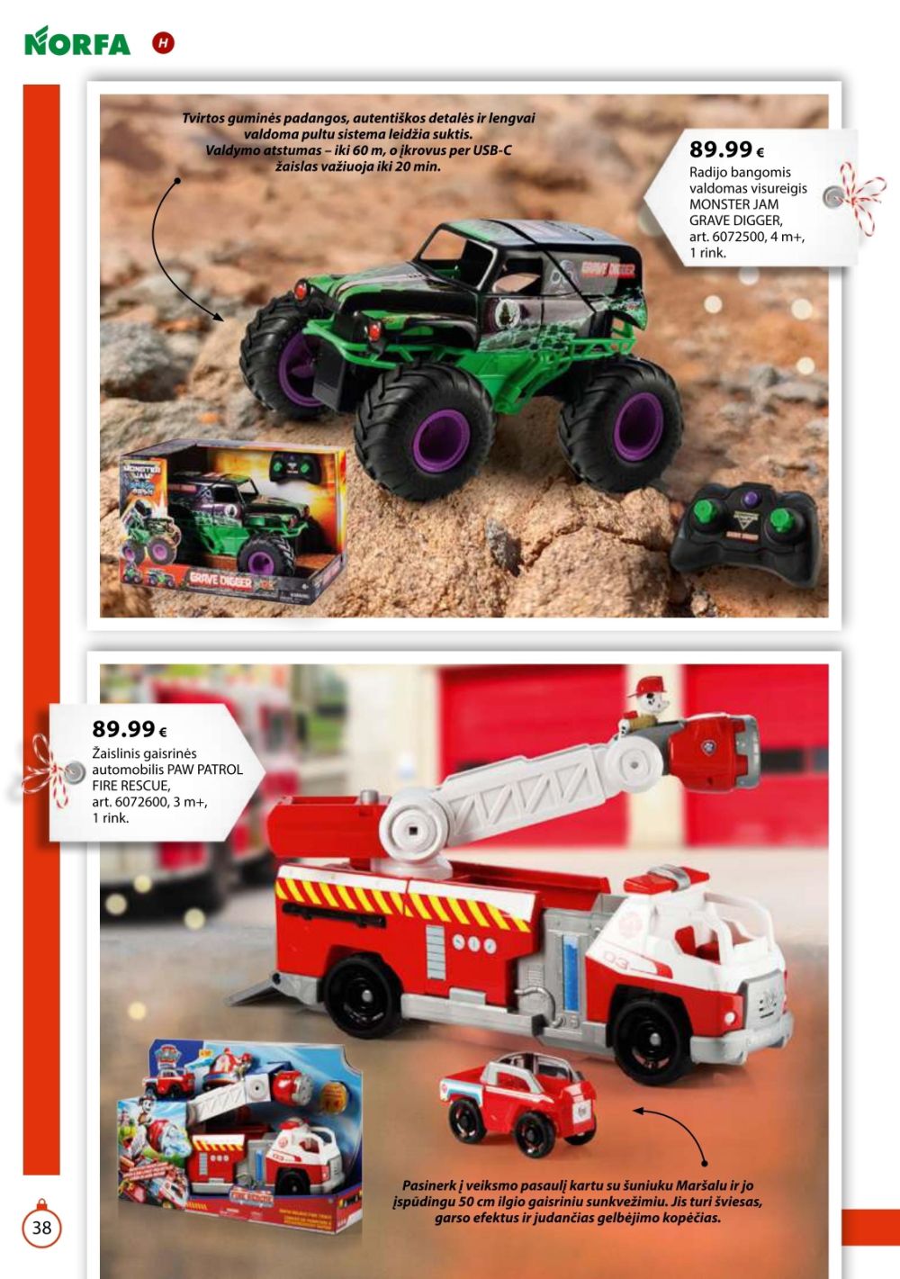 norfa - NORFA - IŠSIRINK SAVO KALĖDAS (2025 11 18 - 2026 01 05) - page: 38
