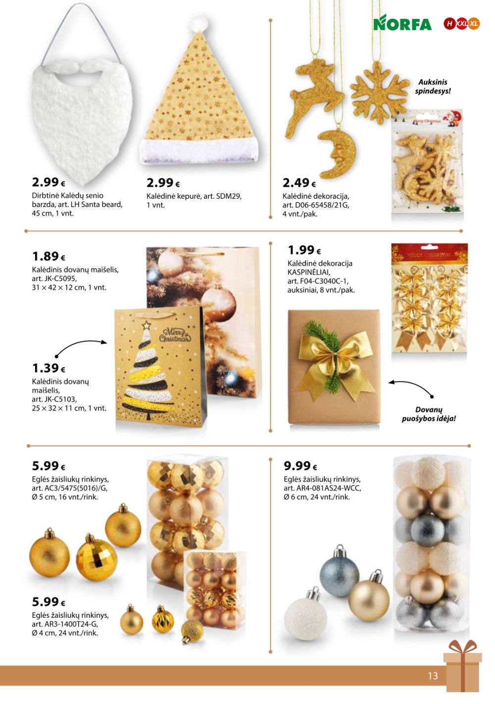 norfa - NORFA - IŠSIRINK SAVO KALĖDAS (2025 11 18 - 2026 01 05) - page: 13
