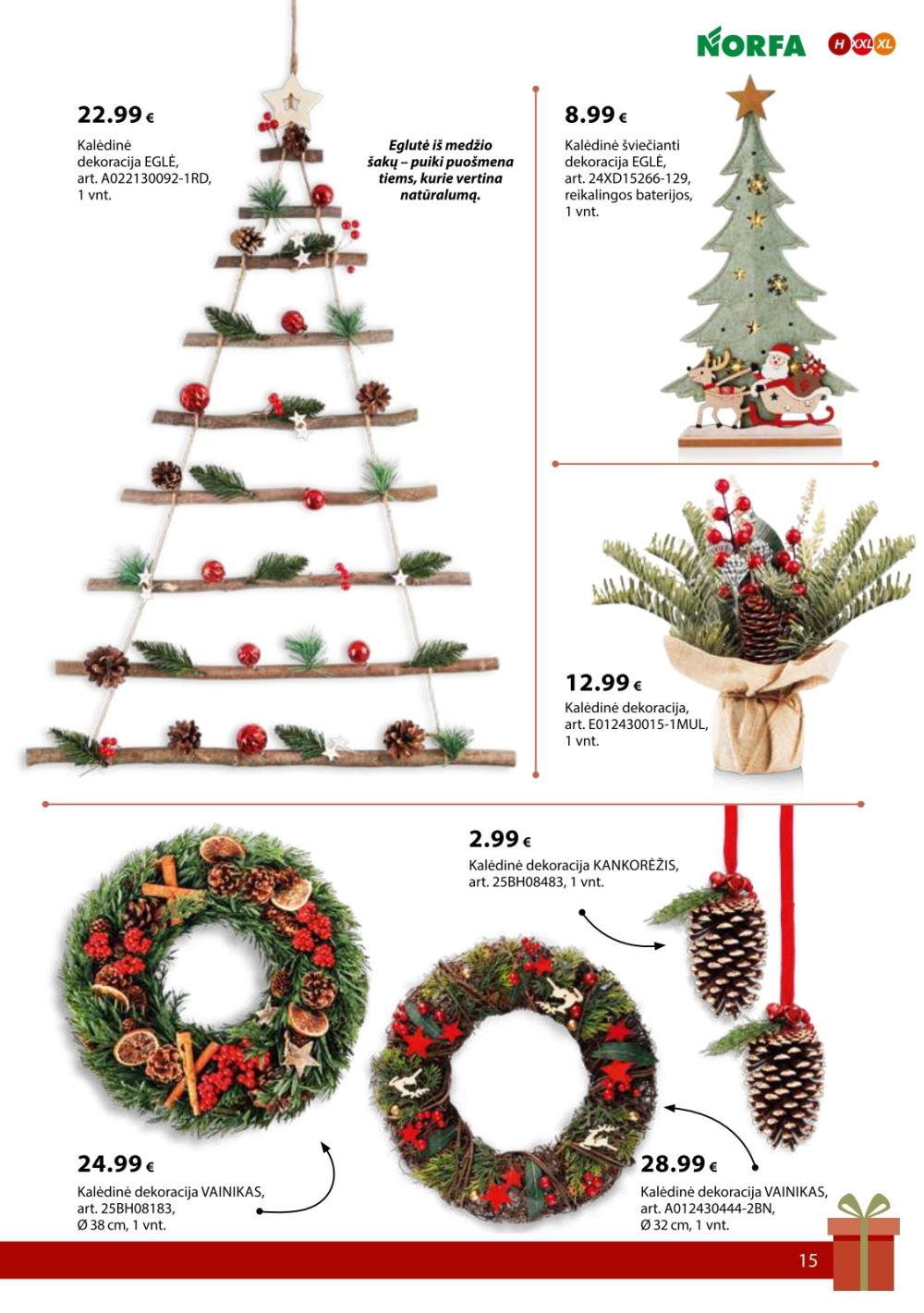 norfa - NORFA - IŠSIRINK SAVO KALĖDAS (2025 11 18 - 2026 01 05) - page: 15