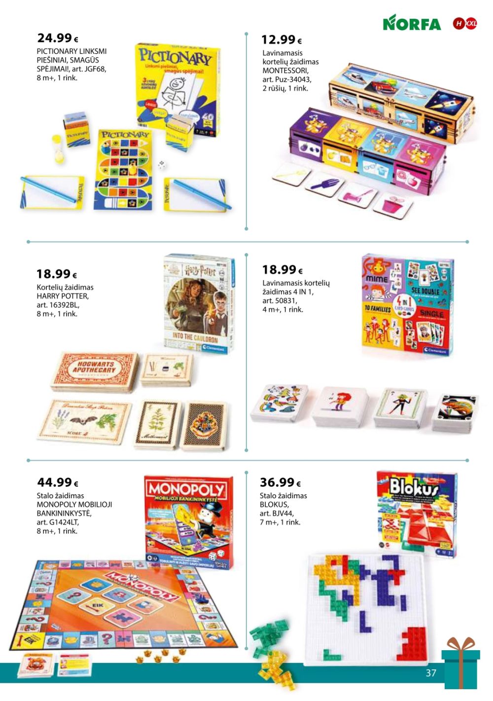 norfa - NORFA - IŠSIRINK SAVO KALĖDAS (2025 11 18 - 2026 01 05) - page: 37