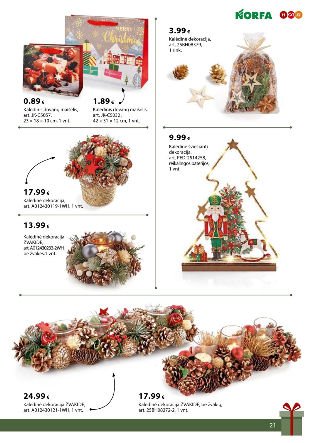 norfa - NORFA - IŠSIRINK SAVO KALĖDAS (2025 11 18 - 2026 01 05) - page: 21