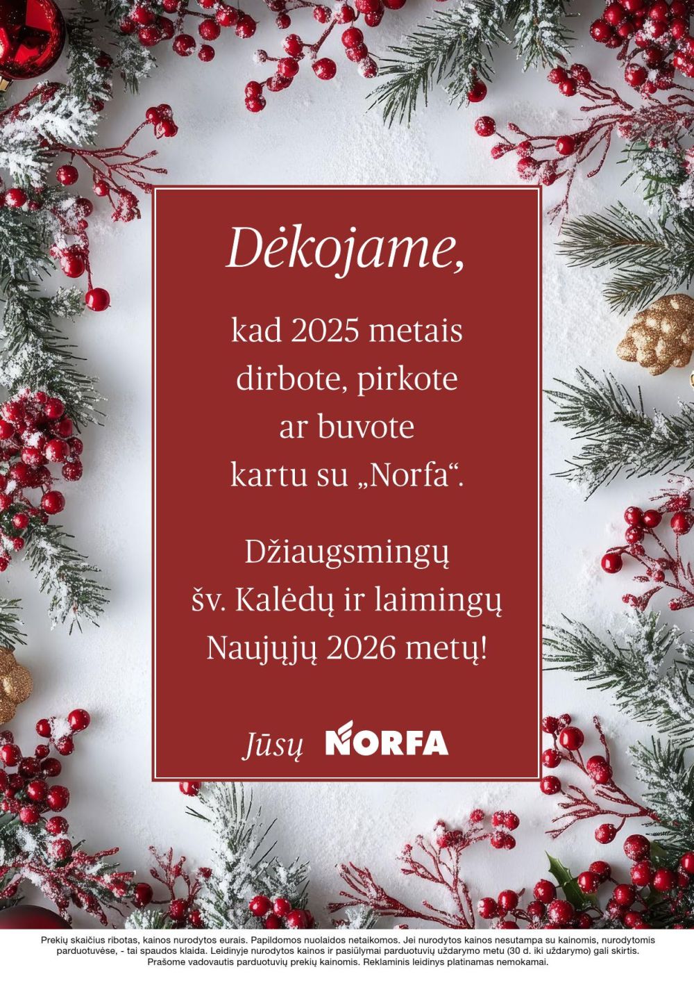 norfa - NORFA - Leidinys Nr.26 (2025 12 11 - 2026 01 07) - page: 32
