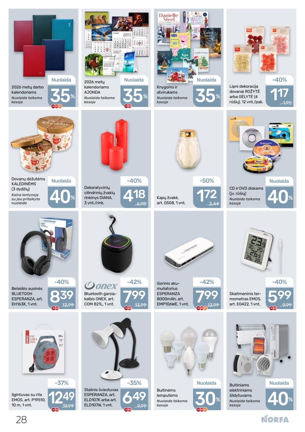 norfa - NORFA - Leidinys Nr.26 (2025 12 11 - 2026 01 07) - page: 28
