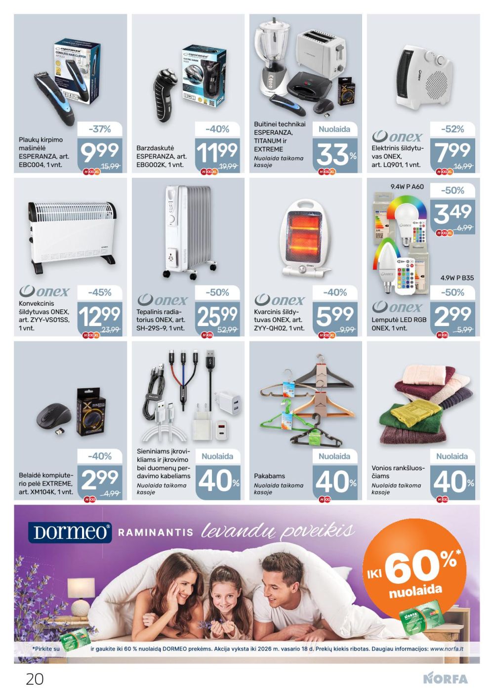 norfa - NORFA - Leidinys Nr.1 (2026 01 08 - 2026 01 21) - page: 20